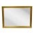 Vintage French Hollywood Regency Style Gold Wood Frame Rectangle Wall Mirror For Sale