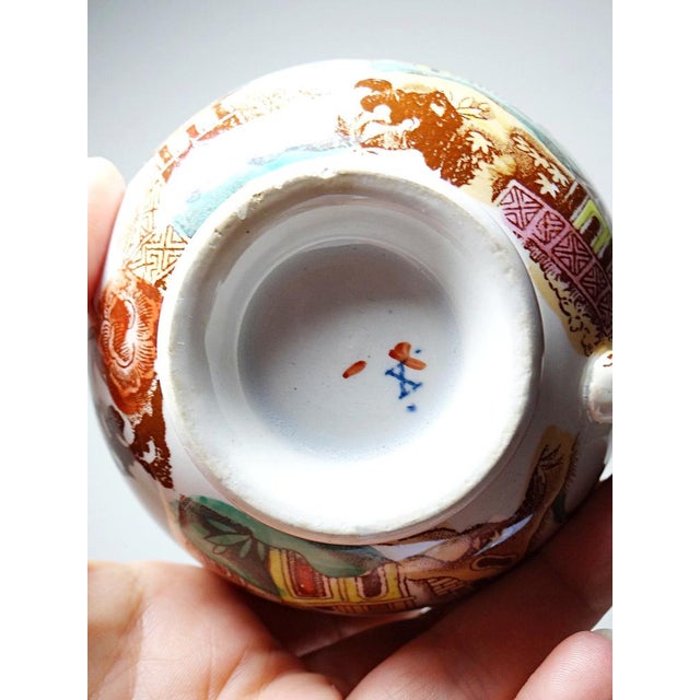 Antique Tea Service from Sarreguemines, 1900s, Set of 11 For Sale - Image 6 of 18