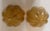 1980s 1980s Mid-Century Modern Golden Murano Glass Floral Flush Lamps - a Pair For Sale - Image 5 of 16