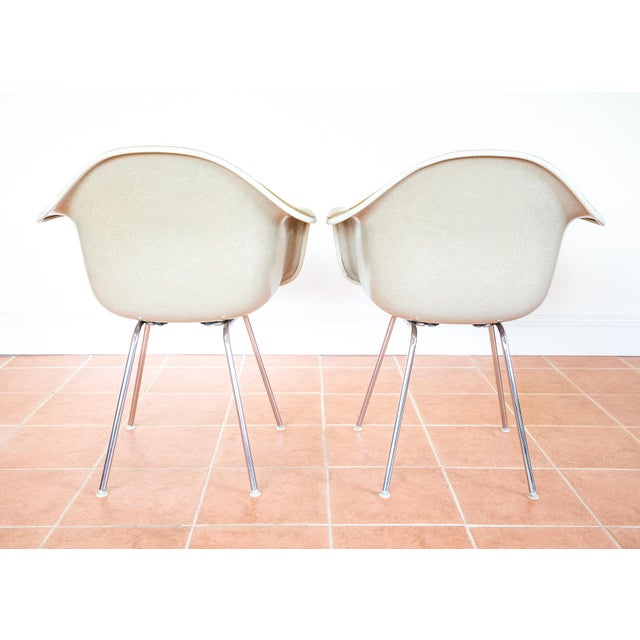 Set of Dax Leather Armchairs by Charles & Ray Eames for Herman Miller, 1960s For Sale - Image 11 of 18