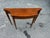 Vintage Hepplewhite Style Mahogany and Burled Wood Inlaid Console Table For Sale - Image 4 of 17