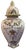 Monumental Signed Italian Hand-Painted Porcelain Lidded Urn by M. Dalla Costa, 35" For Sale - Image 9 of 12