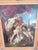 Large hand-painted oil painting after François Lemoyne’s celebrated Hercules and Omphale, originally painted in 1724. The...