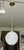 Single Murano Globe Shape Clear Textured Glass Ceiling Pendant Light For Sale - Image 4 of 17