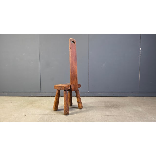 Vintage Brutalist Side Chair, 1960s For Sale - Image 4 of 12