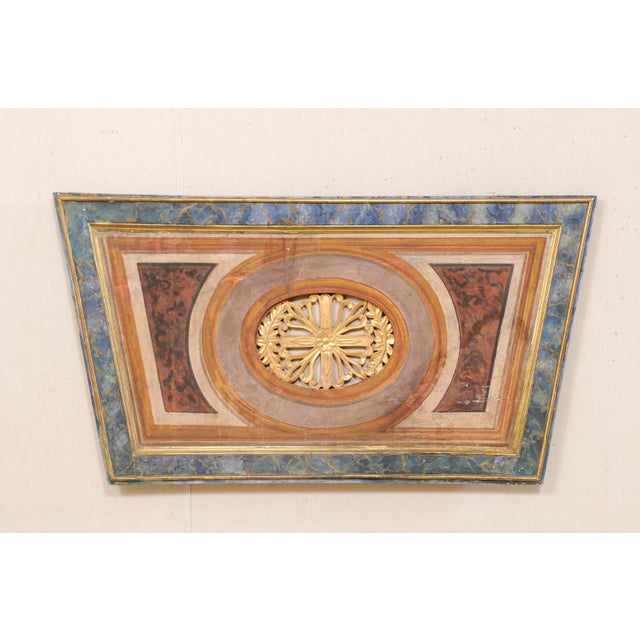 19th Century Italian Trapezoidal Wall Plaque For Sale - Image 4 of 11