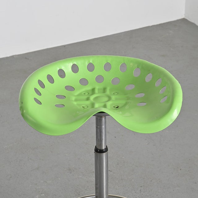 Model Faucheuse Bar Stools by Etienne Fermigier for Mirima, 1970s, Set of 2 For Sale - Image 9 of 10