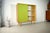 Wood Ash Bookcase with Glass Sliding Door from VEB Deutsche Werkstätten Hellerau, 1970s For Sale - Image 7 of 7