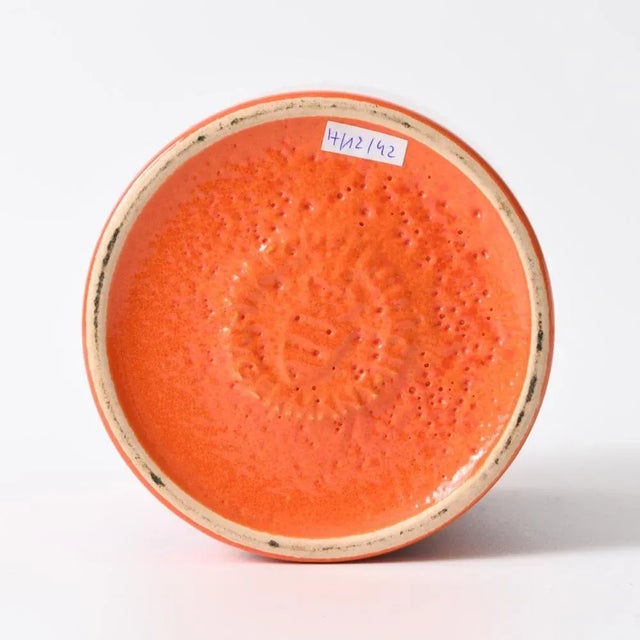 1970s Vintage Orange Ceramic Mug from Waechtersbach, 1970s For Sale - Image 5 of 8