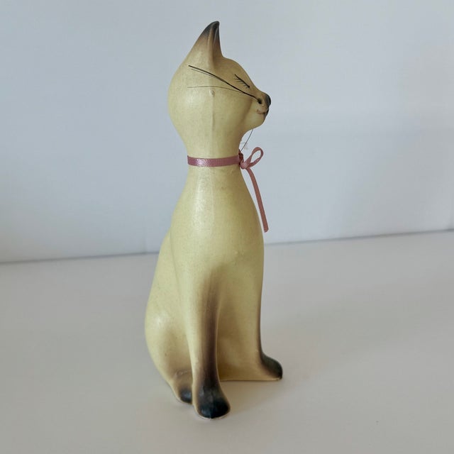 1950s Mid-Century Modern Siamese Cats Salt and Pepper Shakers Japan For Sale - Image 9 of 13