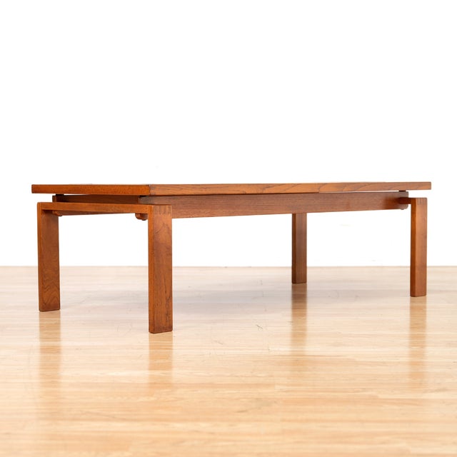1960s 1970s Danish Modern Tile Top Coffee Table by Trioh For Sale - Image 5 of 12