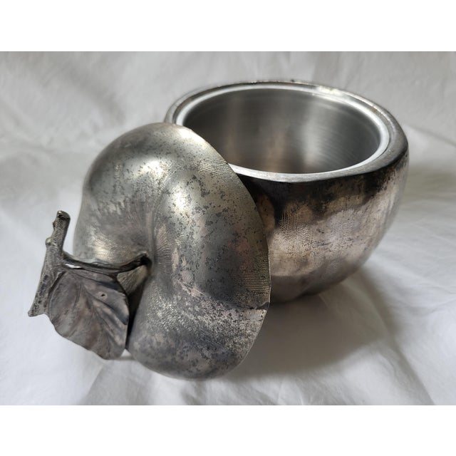 This iconic piece of hollywood regency barware is beautifully sculpted in the realistic form of an apple, complete with a...
