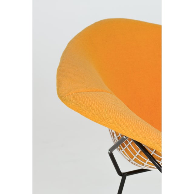 Diamond Chair in Yellow Upholstery by Harry Bertoia for Knoll International, 1950s For Sale - Image 12 of 18