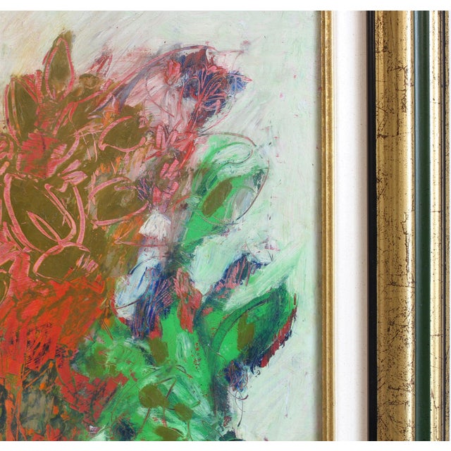 Michel Sarazin, Portrait of a Pensive Woman, 2000s, Oil Pastel on Board, Framed For Sale - Image 7 of 18