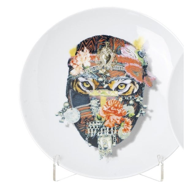Porcelain Vista Alegre Plates by Christian Lacroix, Set of 2 For Sale - Image 3 of 8