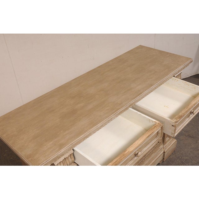 Vintage Italian Buffet/ Credenza With Ample Storage Drawers For Sale - Image 12 of 12