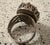 Art Deco 1960s DGS Turkey Sterling Silver Filigree Openwork Ornate Ring Size 10 Rare Signed For Sale - Image 3 of 6