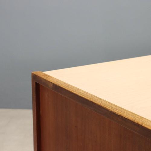 Wooden Desk with Drawers, 1960s For Sale - Image 4 of 10
