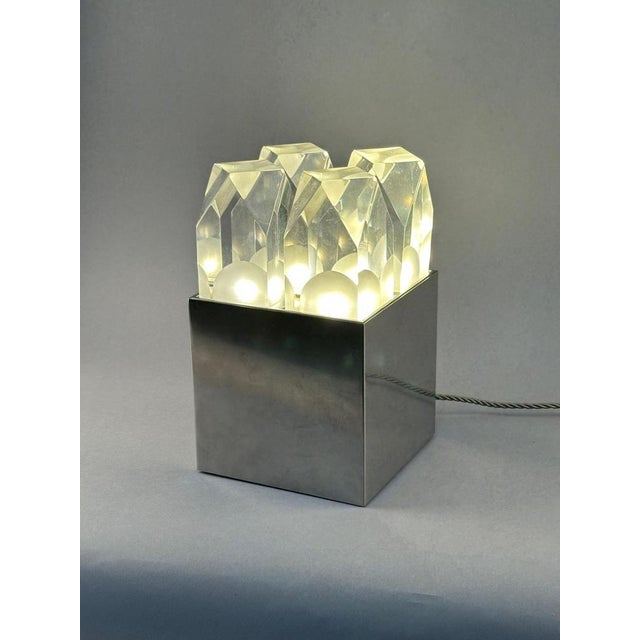 Sculptural Table Light by Gaetano Missaglia, Italy, 1960s For Sale - Image 11 of 14