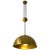 Counterbalance pendant 'Posa' by Florian Schulz side weight. Strong and minimal pendant in a high quality brass moves...