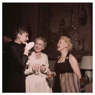 Slim Aarons, Hepburn and Friends, Estate Stamped Photographic Print, 1953 / 2020s For Sale