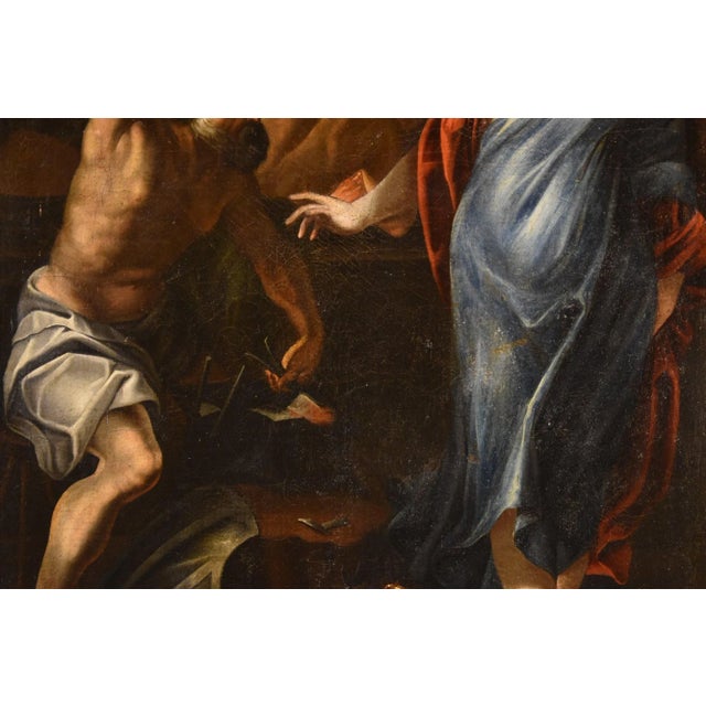 Workshop of Jacques Blanchard, Thetis Hephaestus, 1630, Oil on Panel, Framed For Sale - Image 4 of 16