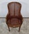 Wood Louis XVI Style Office Armchair in Beech, 1900s For Sale - Image 7 of 18