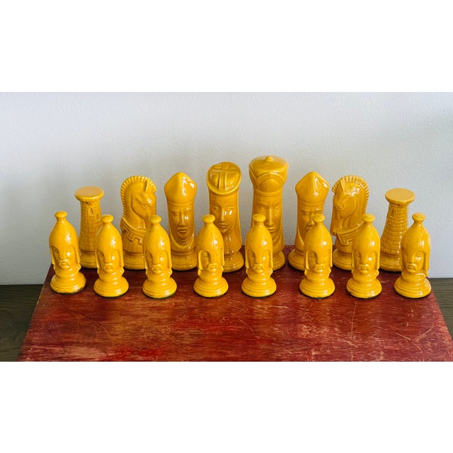 Ceramic Chess Set Ceramic Vintage Figurines For Sale - Image 7 of 7