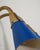 1960s Adjustable Wall Light in Brass and Lacquered Metal, Scandinavia, 1960s For Sale - Image 5 of 10