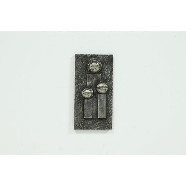 Metal Brutalist Cast Aluminium Wall Sculpture by Willy Ceysens, 1960s For Sale - Image 7 of 7