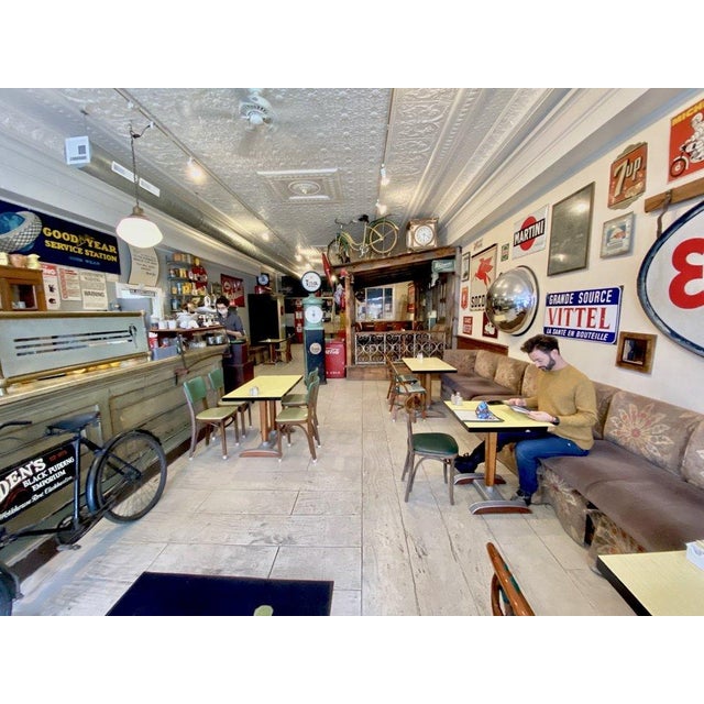 Vintage Framed French Bar Menu Sign, Le Gamin Country For Sale - Image 11 of 11