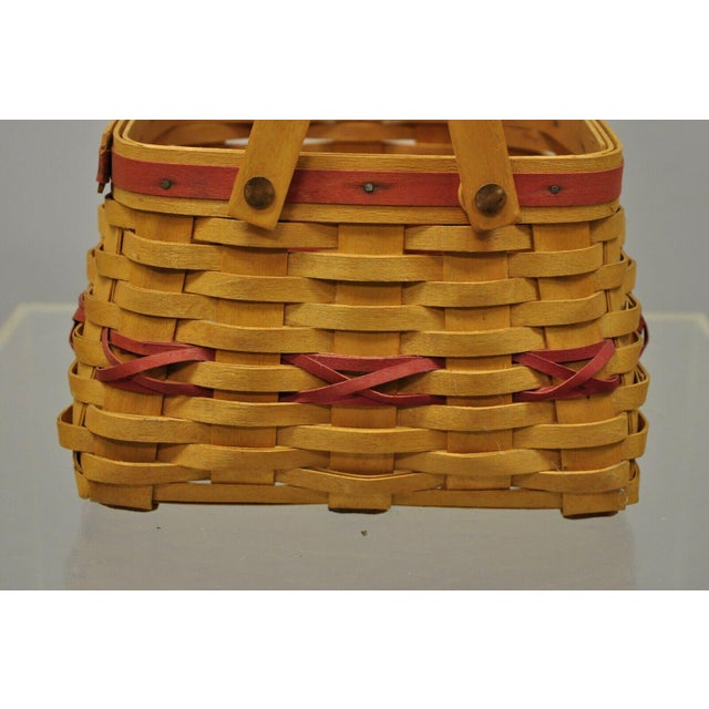 Vintage Longaberger Christmas Edition 2000 Edition Deck the Halls Basket W/ Lid Chairish