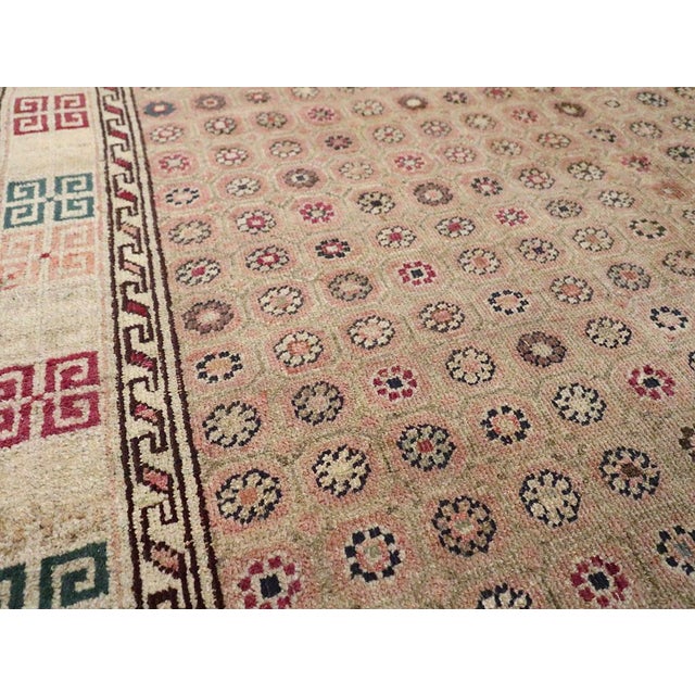 Early 20th Century Galerie Shabab Collection Early 20th Century Indian Agra Rug For Sale - Image 5 of 9