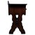 2000 - 2009 Antique English Oak Side Table with Gallery, 1900s For Sale - Image 5 of 9