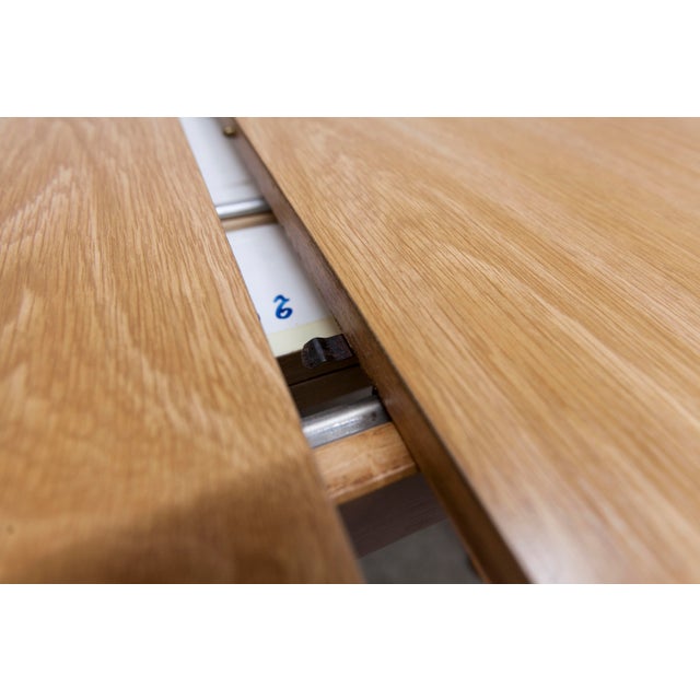 Danish Convertible Round Table and Matching Chairs, 1980, Set of 5 For Sale - Image 9 of 18