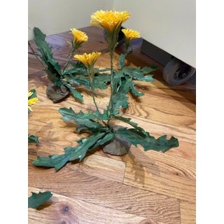 Breaking Ground (Single Flower) by Ashley Folkner | Mixed Media Flower arrangement on a surface For Sale