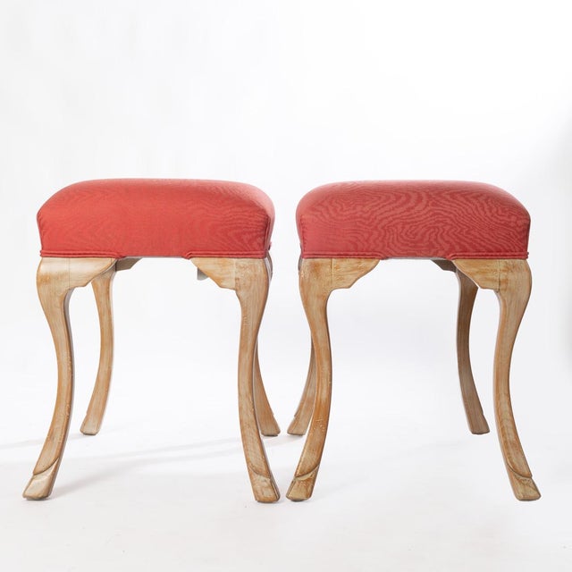 Wood Pair of William Switzer Hoof Foot Benches For Sale - Image 7 of 9