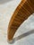 Sculptural Split Reed Cane Rattan Floor Lamp Woven Rope Shade Spherical Metal Feet For Sale - Image 14 of 17