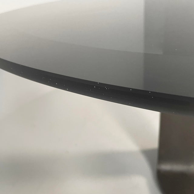Italian Modern Round TL59 Dining Table attributed to Afra and Tobia Scarpa for Poggi, 1980s For Sale - Image 11 of 18