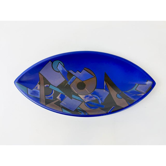 Postmodern Postmodern Ceramic Bowl from Steuler Design, 1980s For Sale - Image 3 of 9