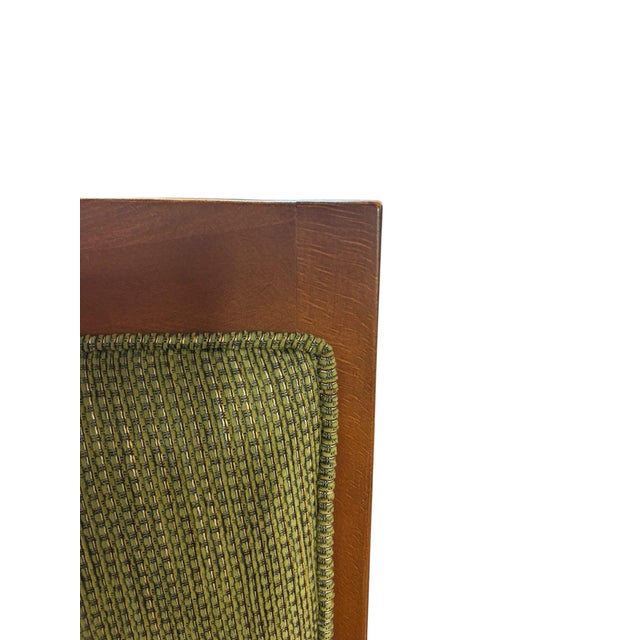 Vintage Fairfield Furniture Modern Green Occasional Chair For Sale - Image 10 of 11