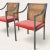 Bring timeless design into your home with this pair of Mid-Century Modern armchairs in chrome, cane, and velvet. Design: A...