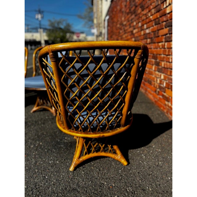 1980s Set of 4 Bentwood Game Chairs For Sale In New York - Image 6 of 12
