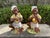 Pair Of Italian Glazed Terracotta Monkeys. Offered is a beautifully detailed pair of Italian Hollywood Regency glazed...