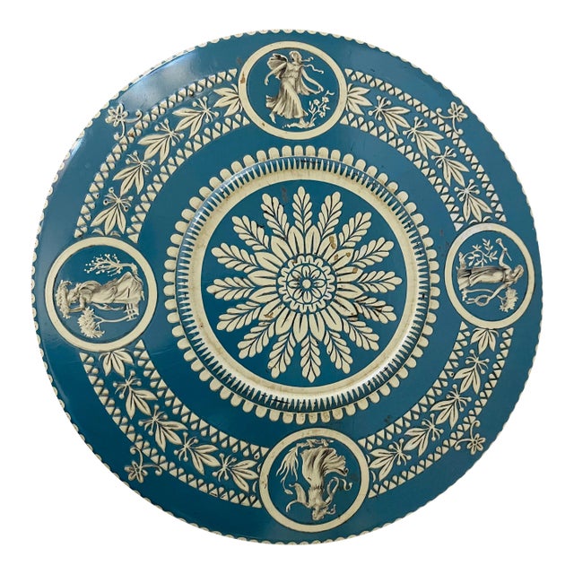 Antique Tin Box Wedgwood Style Holland For Sale