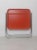 Red Plato Desk and Pluff Stool by Giancarlo Piretti for Anonima Castelli, 1970s, Set of 2 For Sale - Image 8 of 11