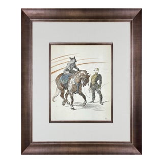 Henri De Toulouse-Lautrec “Travail De l'Ours Sur Le Panneau” Numbered Limited Edition Lithograph For Sale