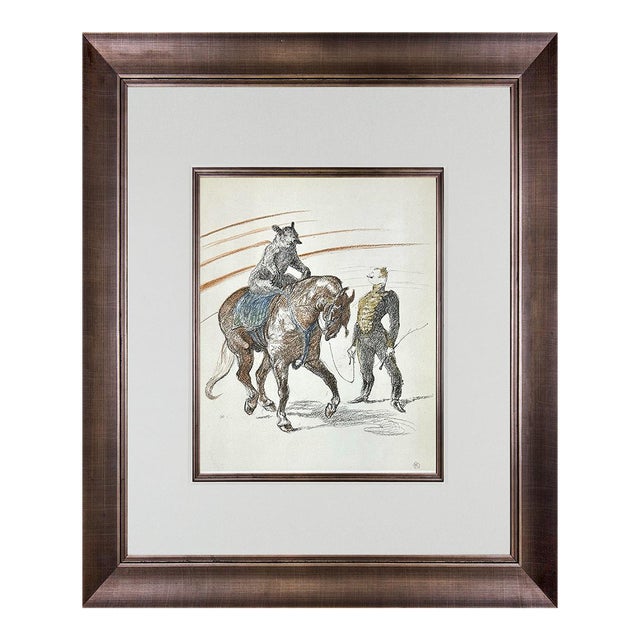 Henri De Toulouse-Lautrec “Travail De l'Ours Sur Le Panneau” Numbered Limited Edition Lithograph For Sale