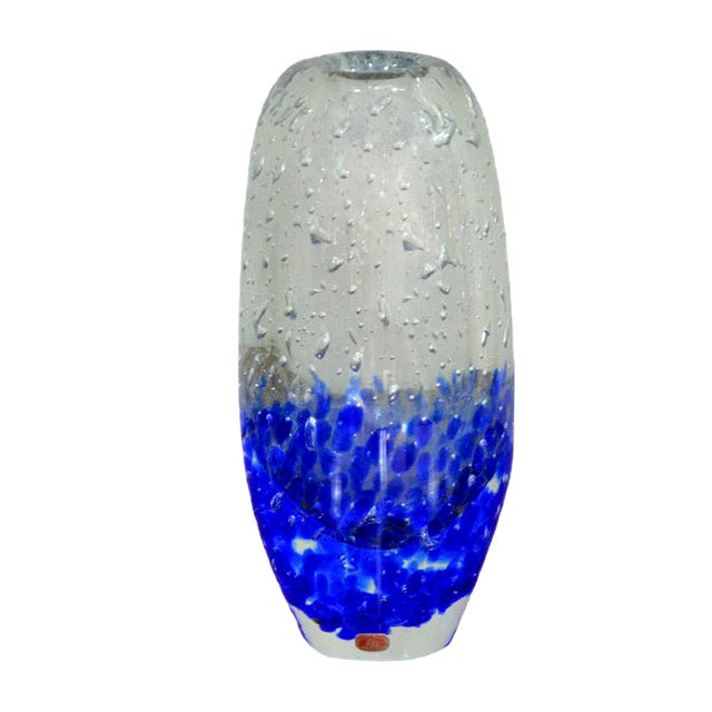 Glass Vase by Jaroslav Svoboda for Skrdlovice/Beranek For Sale