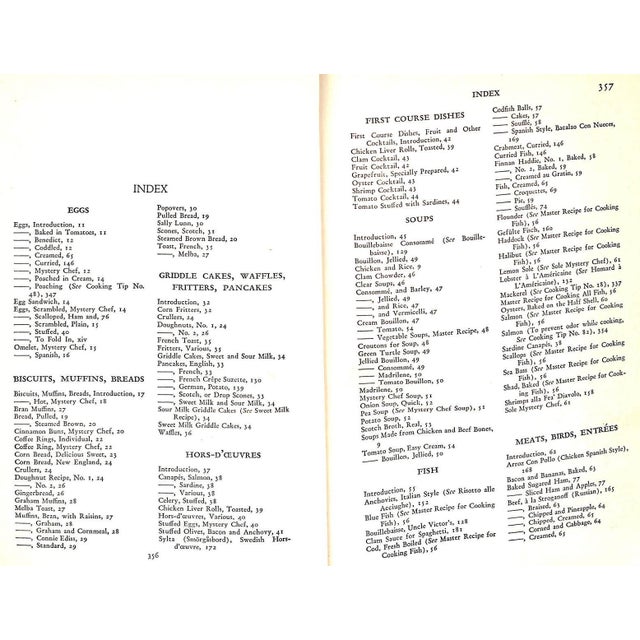 Paper "The Mystery Chef's Own Cook Book" 1934 Macpherson, John For Sale - Image 7 of 10